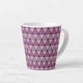 Tasse Latte Motif triangles (Angle droit)