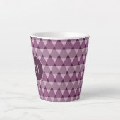 Tasse Latte Motif triangles (Devant)