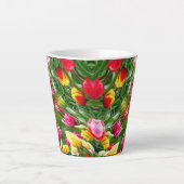 Tasse Latte Motif tulipe mignon (Devant)