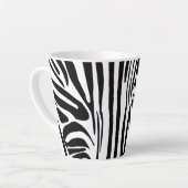Tasse Latte Motif zèbre (Angle gauche)