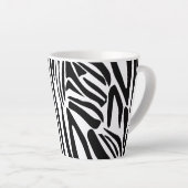 Tasse Latte Motif zèbre (Angle droit)