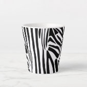 Tasse Latte Motif zèbre (Devant)