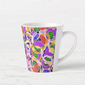 Tasse Latte Motifs Abstraits (Droite)
