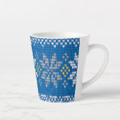 Tasse Latte Motifs Simples Modèle 3 (Droite)