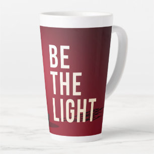 Tasse Latte Motivation et bannière inspirante