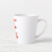 Tasse Latte Motivation Quote Design (Droite)