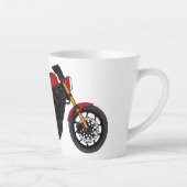 Tasse Latte moto de style croiseur cool (Droite)