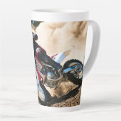 Tasse Latte Motocross (Angle droit)