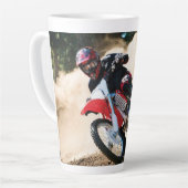 Tasse Latte Motocross (Angle gauche)