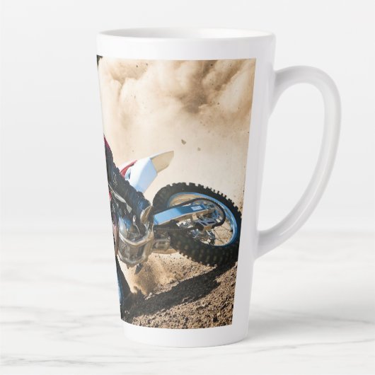 Tasse Latte Motocross (Droite)