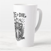 Tasse Latte Motocyclette à vélo ou à vélo (Angle droit)