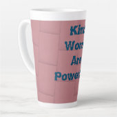 Tasse Latte Mots-types  (Angle gauche)