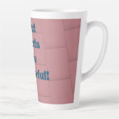 Tasse Latte Mots-types  (Droite)