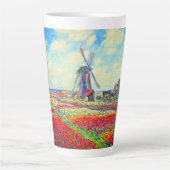 Tasse Latte Moulin à vin Monet Tulips (Devant)