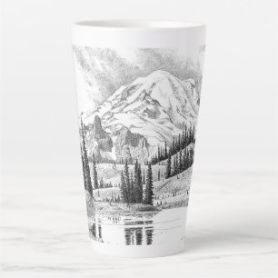 Tasse Latte Mount Rainier, Washington