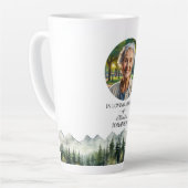 Tasse Latte Mountains and Trees Celebration Of Life Keepsake (Angle gauche)