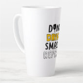 Tasse Latte Mug, Amusant, Beau article de Pickleball (Angle gauche)