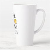 Tasse Latte Mug, Amusant, Beau article de Pickleball (Droite)
