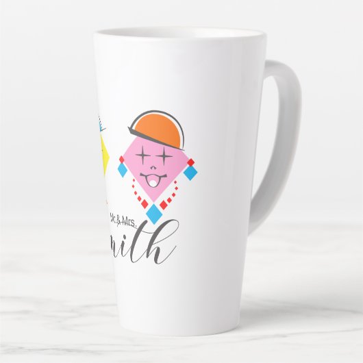 Tasse Latte Mug/Caneca Mr. & Mrs. Smith (Angle droit)