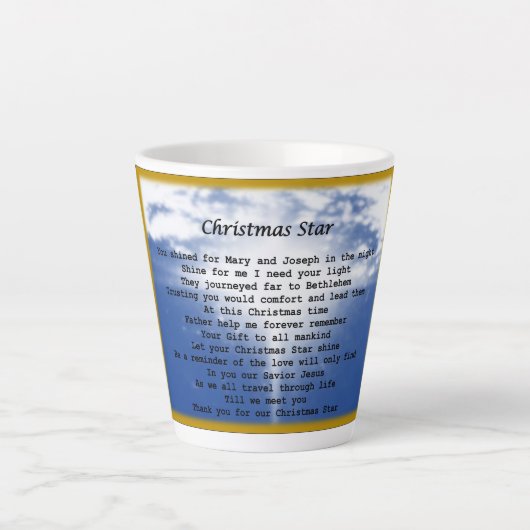 Tasse Latte mug- Christmas Star (Devant)