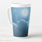 Tasse Latte Mugs-Lumière Dramatique À Travers Les Nuages (Angle gauche)
