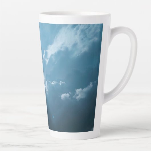 Tasse Latte Mugs-Lumière Dramatique À Travers Les Nuages (Droite)