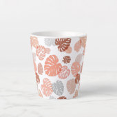 Tasse Latte Multicolor Tropical Leaves 9 (Devant)