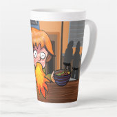 Tasse Latte muqueuse (Angle droit)