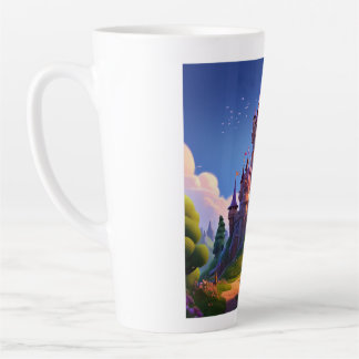 Tasse Latte muqueuse blanche