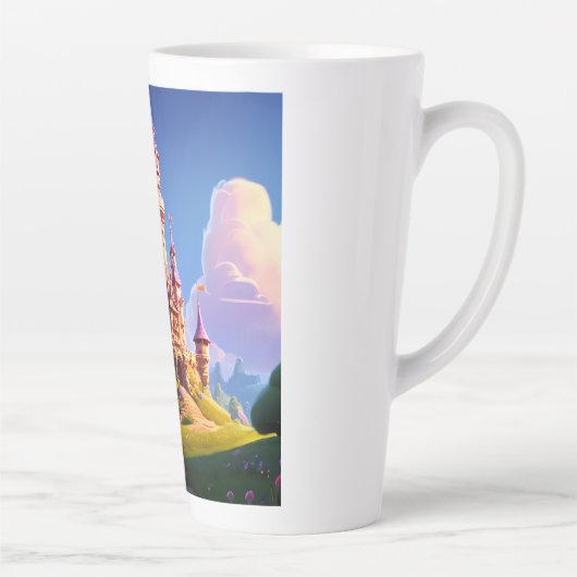 Tasse Latte muqueuse blanche (Droite)