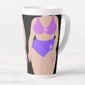 Tasse Latte muqueuse corporelle (Angle droit)