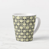 Tasse Latte Mur des crânes (Angle droit)