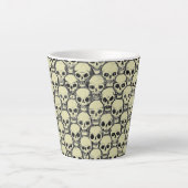Tasse Latte Mur des crânes (Devant)