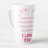 Tasse Latte Musique (Angle gauche)