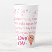 Tasse Latte Musique (Devant)