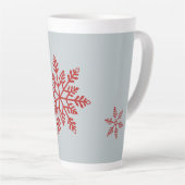Tasse Latte Musique à neige (Angle droit)