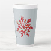 Tasse Latte Musique à neige (Devant)