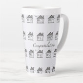 Tasse Latte Musique de chauffage domestique (Angle droit)