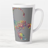 Tasse Latte Musique de conception d'art Scorpion (Droite)