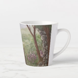 Tasse Latte Musique de latte de la prairie du midi