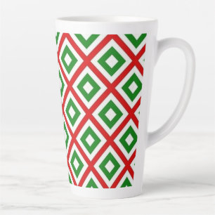 Tasse Latte Musique de Noël