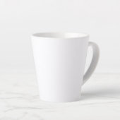 Tasse Latte Musique de Noël (Angle droit)