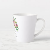 Tasse Latte Musique de poésie #3 (Droite)