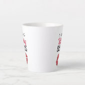 Tasse Latte Musique de Romance Reader (Devant)