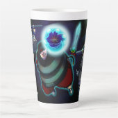 Tasse Latte Musique de solidarité (Devant)