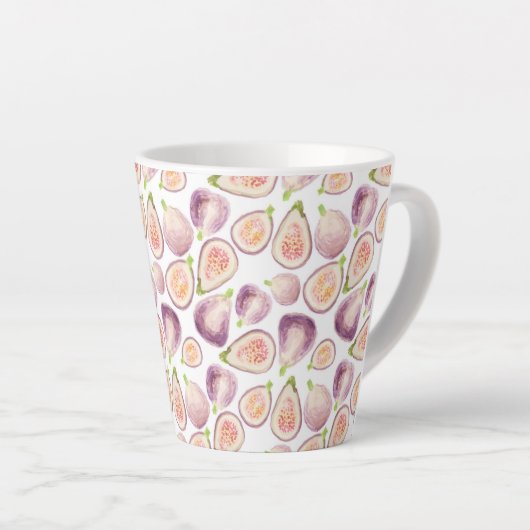 Tasse Latte Musique d'impression de fig. (Angle droit)