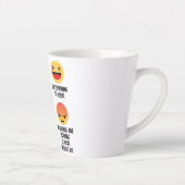 Tasse Latte Musique Emojis (Droite)