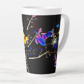 Tasse Latte Musique en latte (Angle droit)