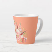 Tasse Latte Musique en latte (Angle droit)