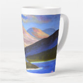Tasse Latte Musique en latte des Highlands écossais (Angle droit)